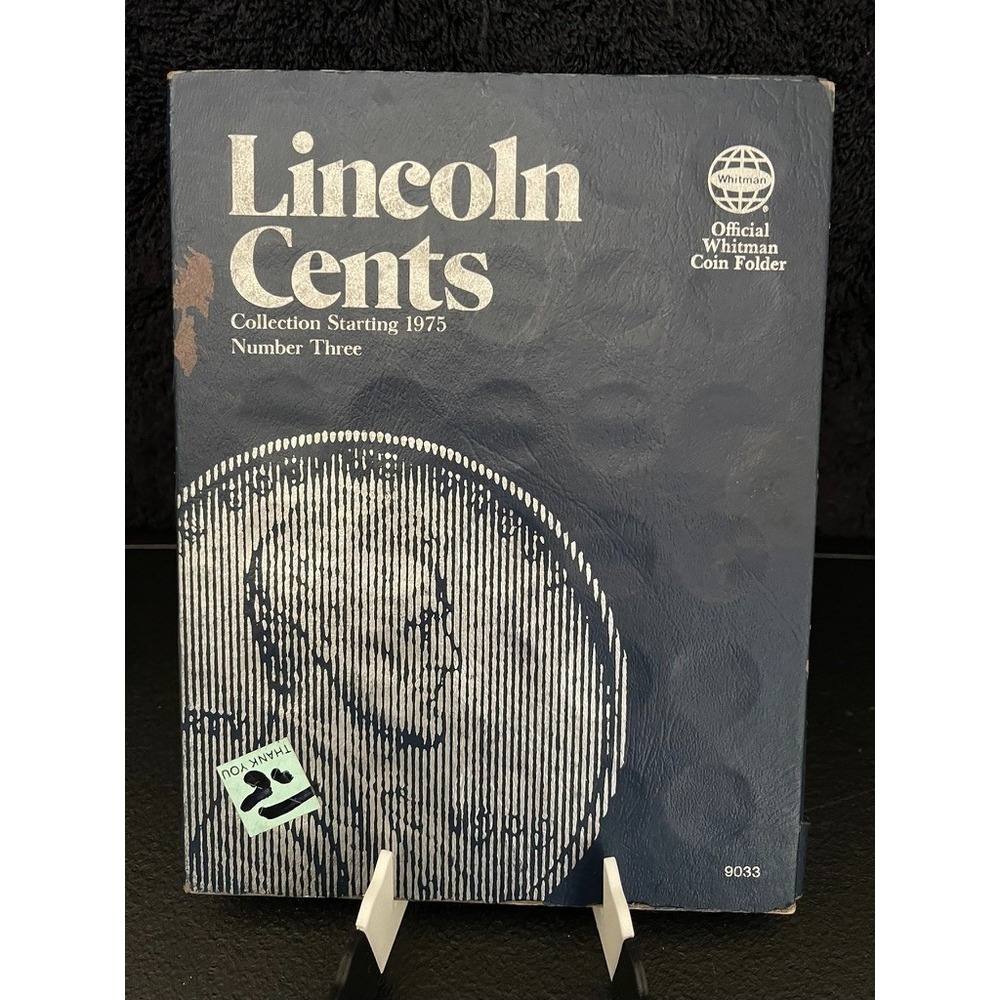 Lincoln Cents Official Whitman Coin Folder Collection Starting 1975